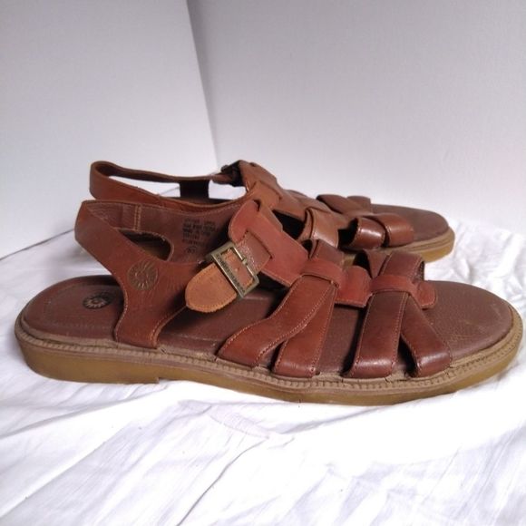 Earth Shoe Chic Leather Upper Womans Tan Sandle 10 - Picture 8 of 8